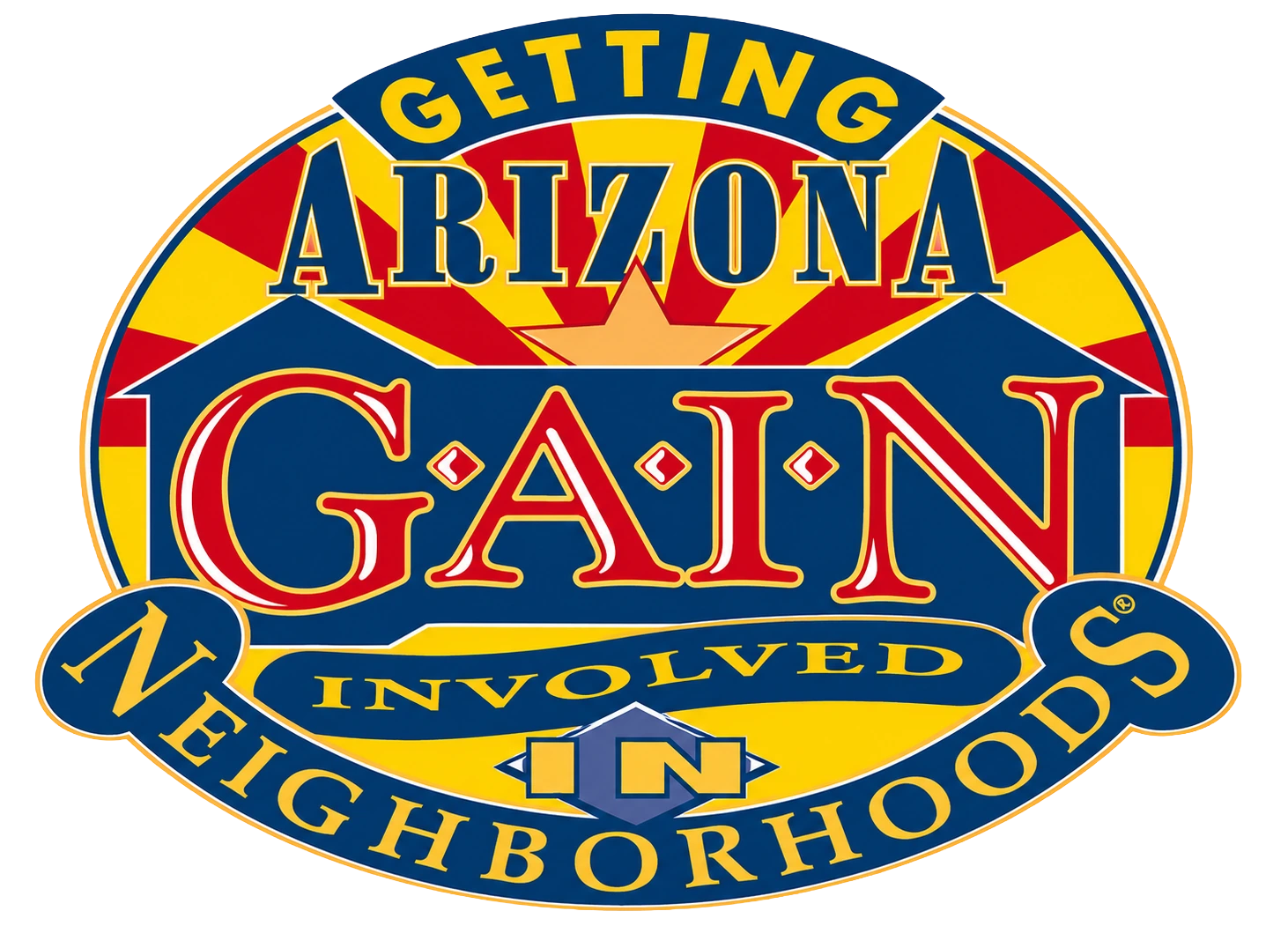 Getting Arizona Involved in Neighborhoods (G.A.I.N.) Logo